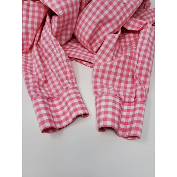 VINEYARD VINES SLIM FIT TUCKER SHIRT BUTTON DOWN PINK GINGHAM MEN XL - Picture 12 of 12